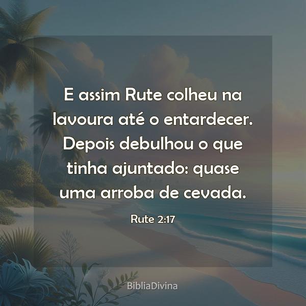 Rute 2:17