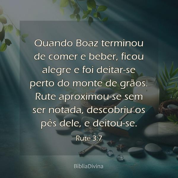 Rute 3:7