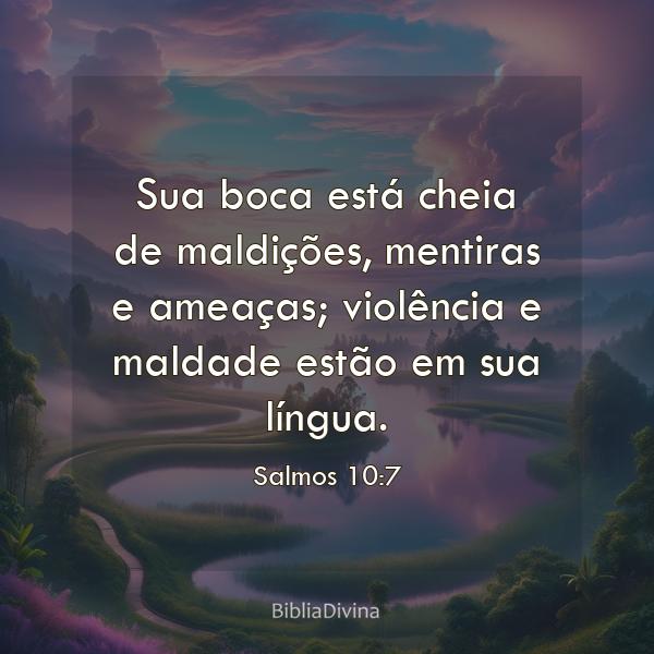 Salmos 10:7