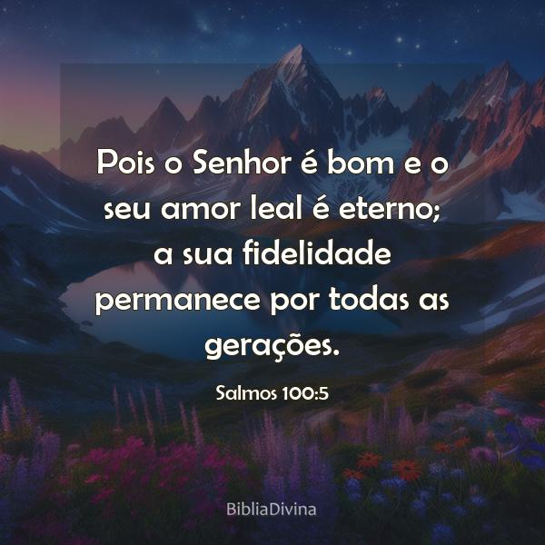 Salmos 100:5