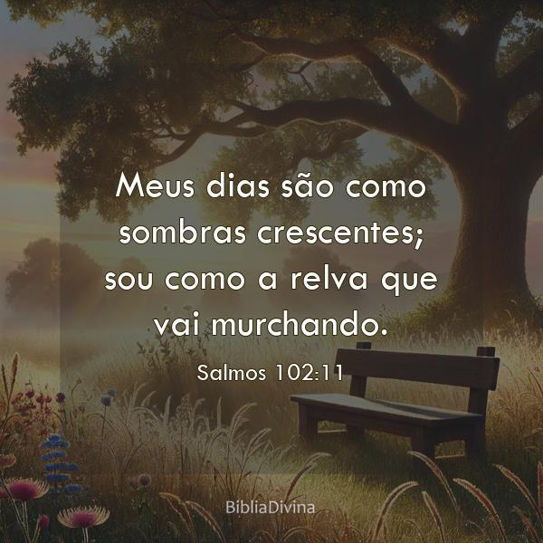 Salmos 102:11