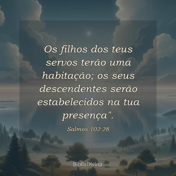 Salmos 102:28