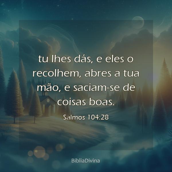 Salmos 104:28