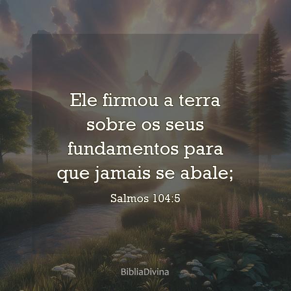 Salmos 104:5