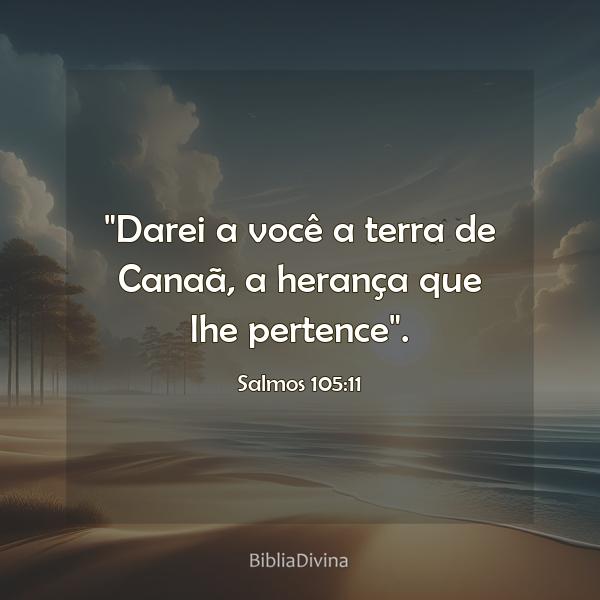 Salmos 105:11