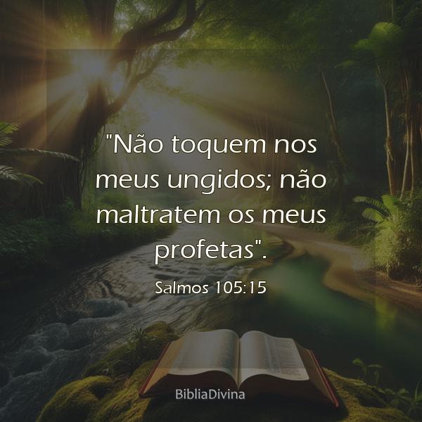 Salmos 105:15