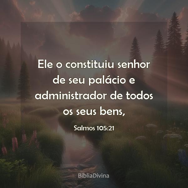 Salmos 105:21