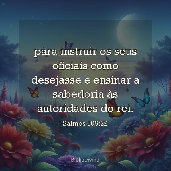 Salmos 105:22