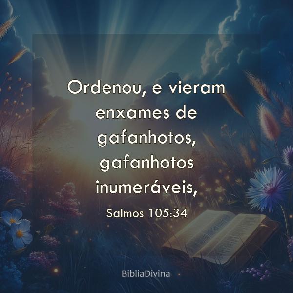 Salmos 105:34