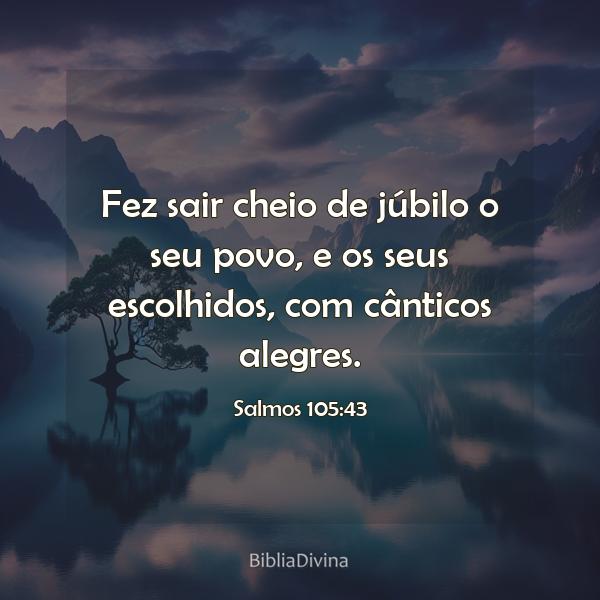 Salmos 105:43