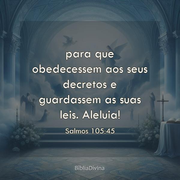 Salmos 105:45