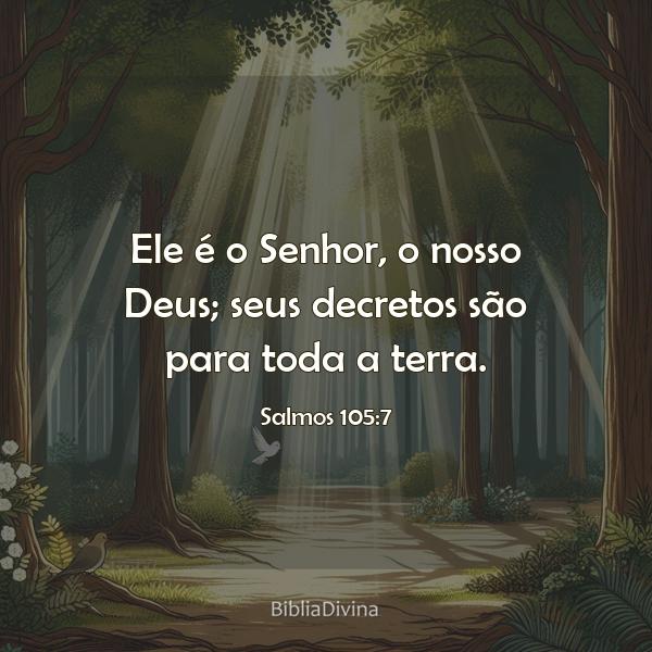 Salmos 105:7