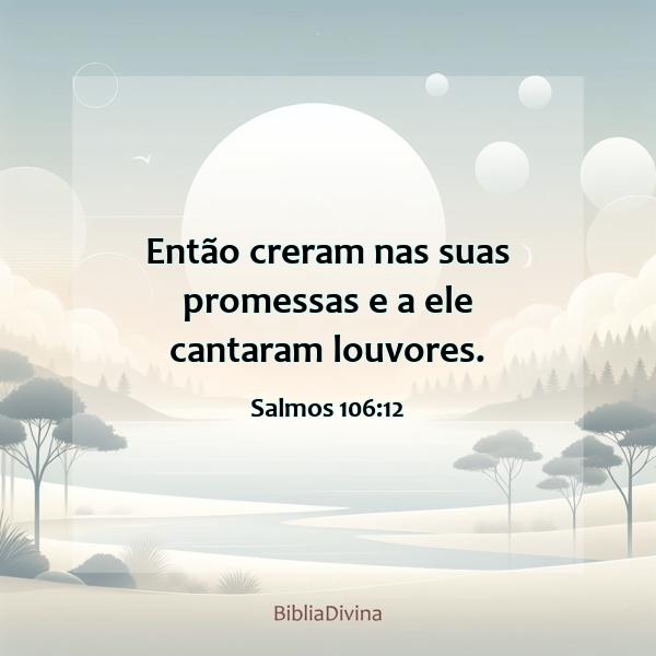 Salmos 106:12