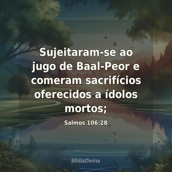 Salmos 106:28