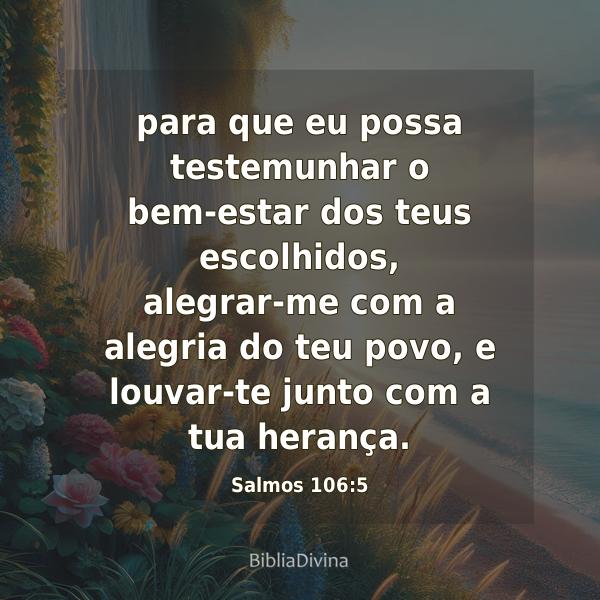 Salmos 106:5