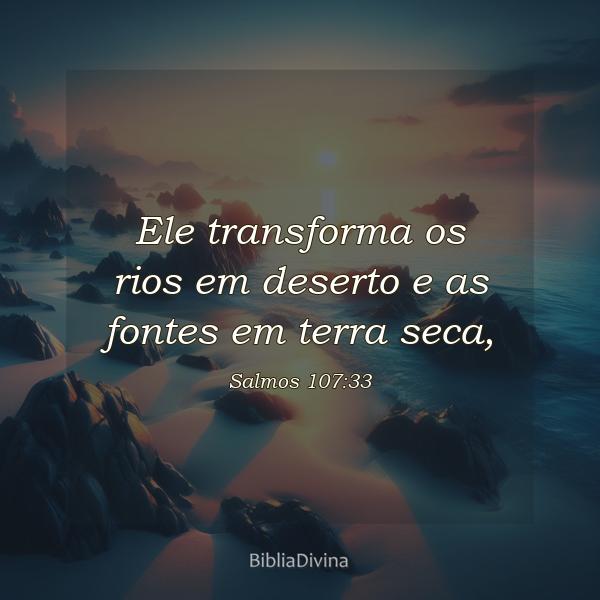 Salmos 107:33