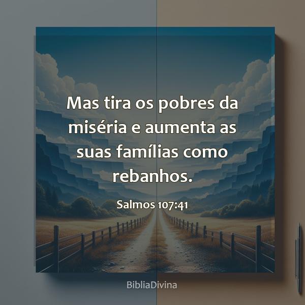 Salmos 107:41