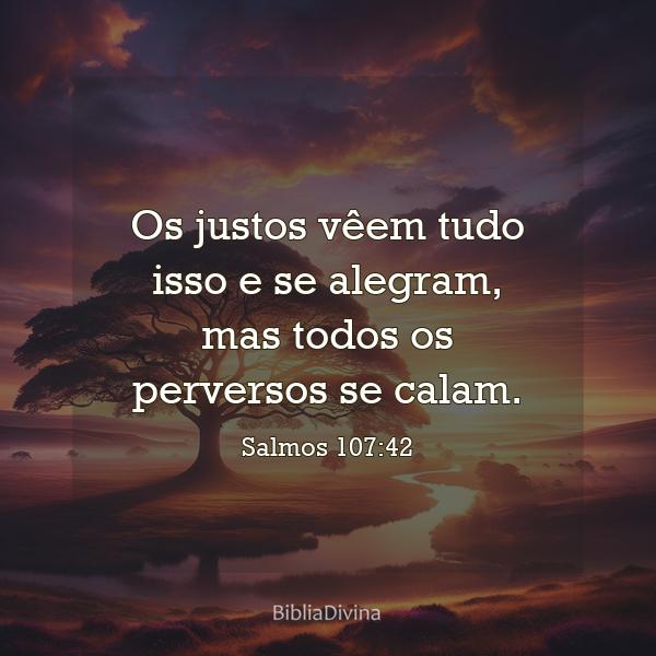 Salmos 107:42