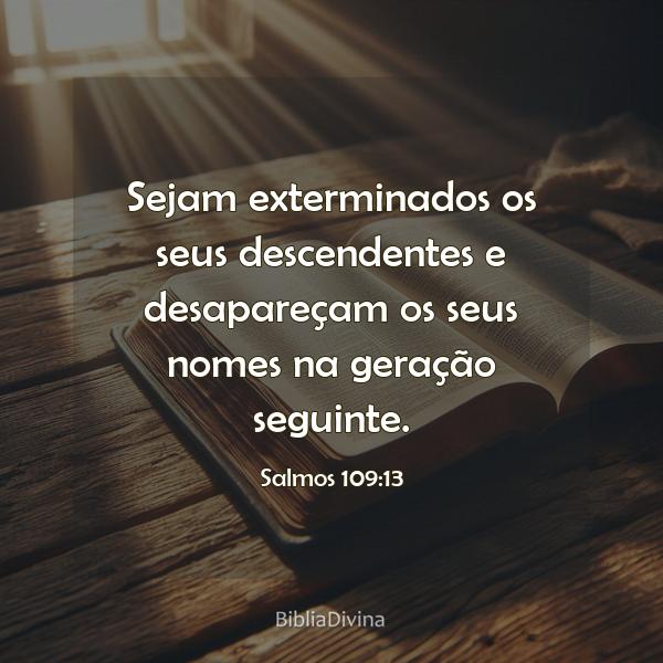 Salmos 109:13