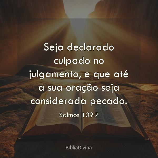 Salmos 109:7