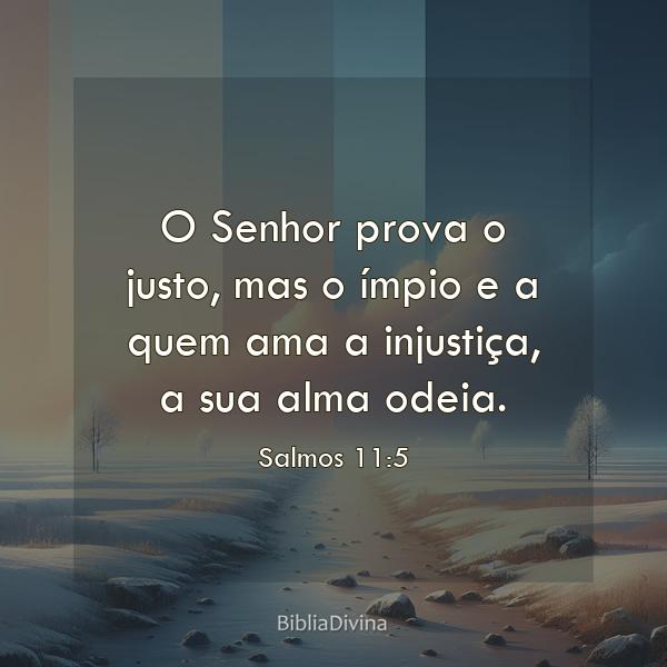 Salmos 11:5