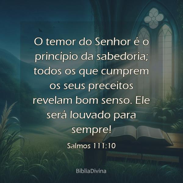 Salmos 111:10