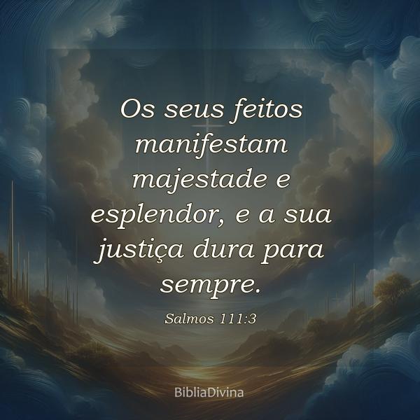 Salmos 111:3