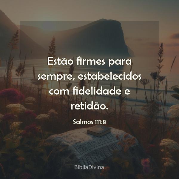 Salmos 111:8