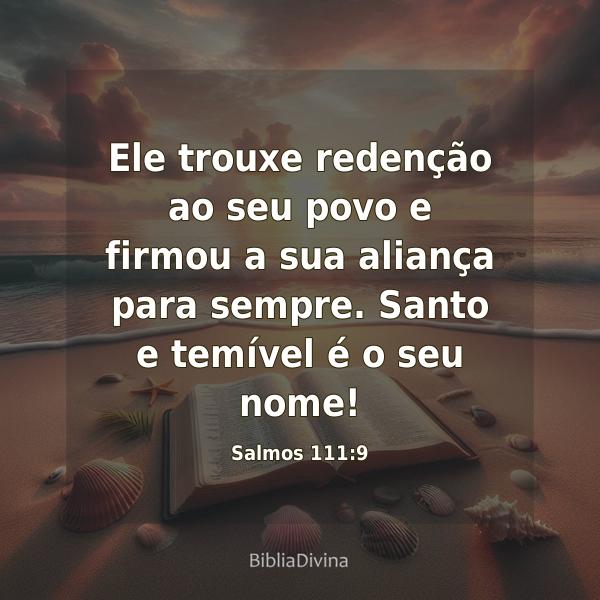 Salmos 111:9