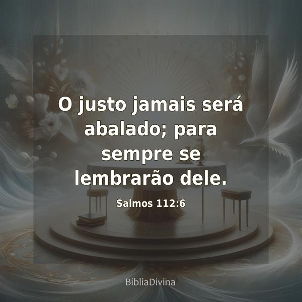 Salmos 112:6