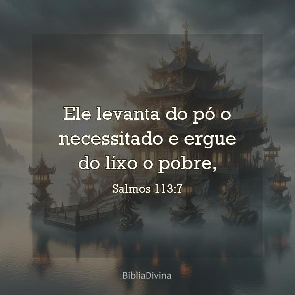 Salmos 113:7