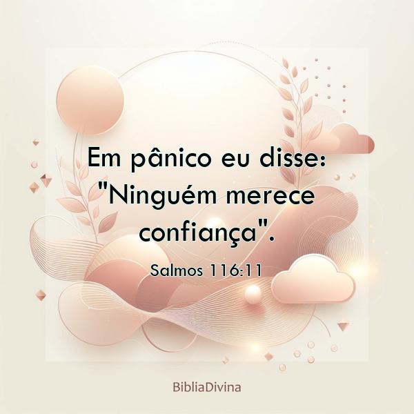 Salmos 116:11