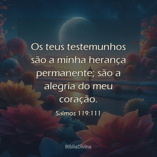 Salmos 119:111