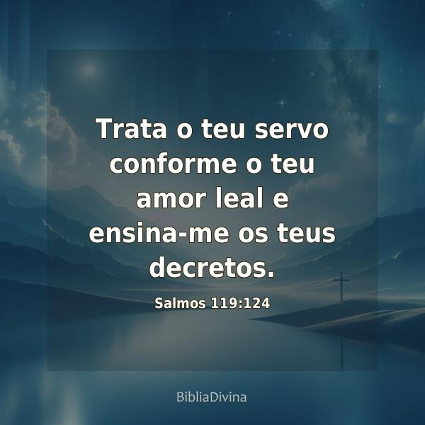 Salmos 119:124