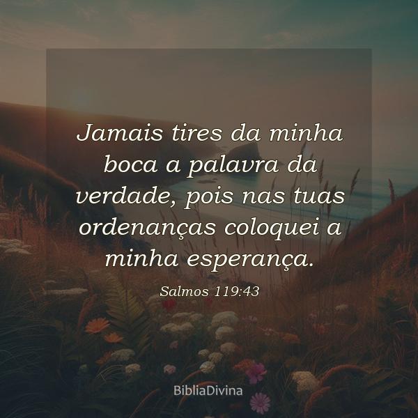 Salmos 119:43