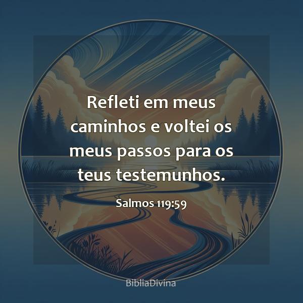 Salmos 119:59