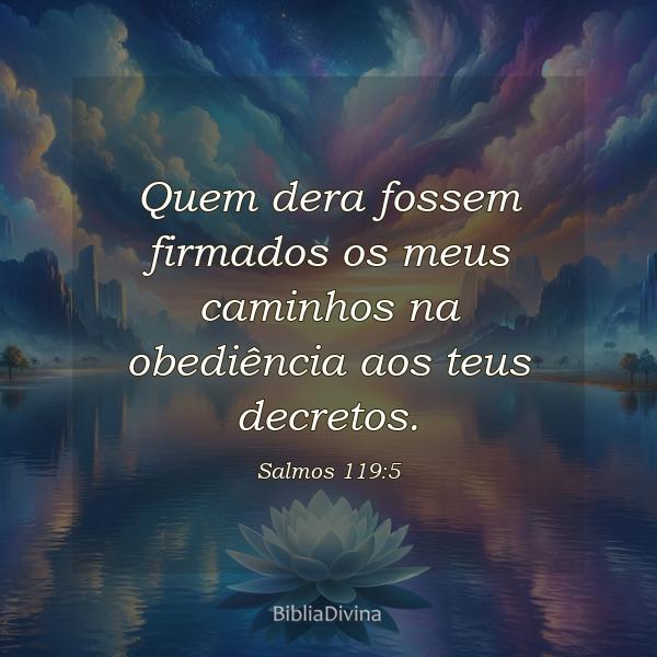 Salmos 119:5