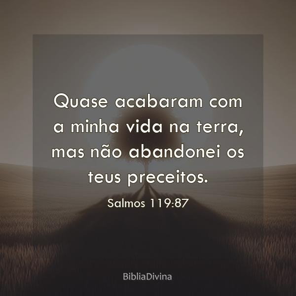 Salmos 119:87