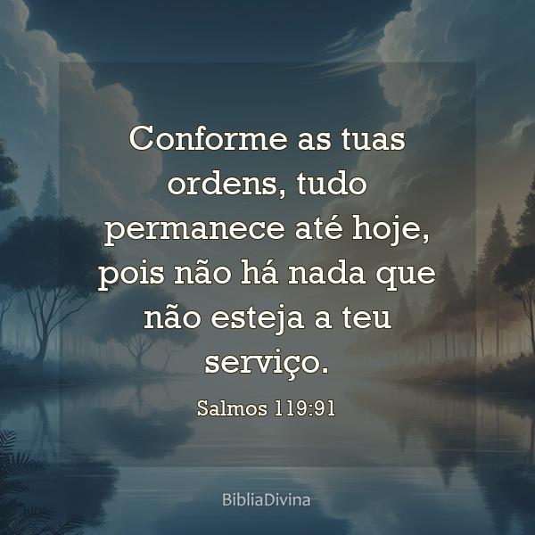 Salmos 119:91