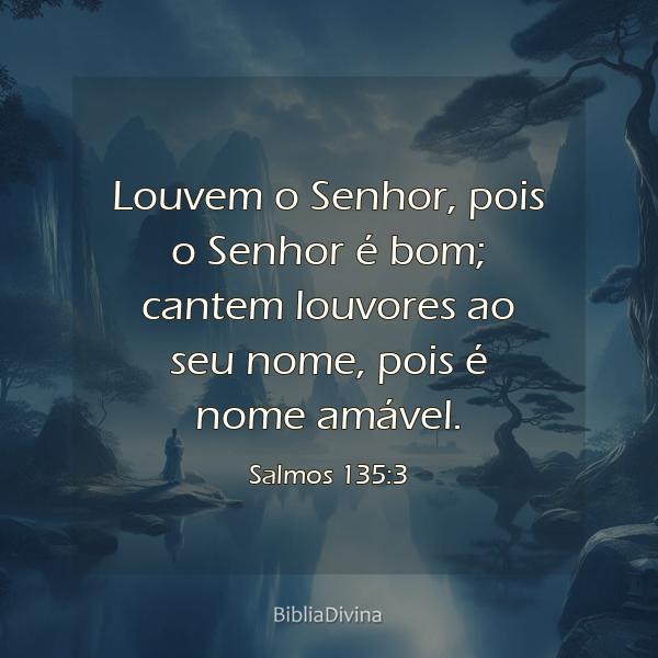 Salmos 135:3