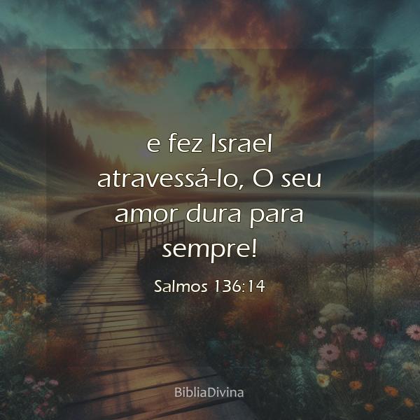 Salmos 136:14