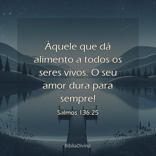 Salmos 136:25