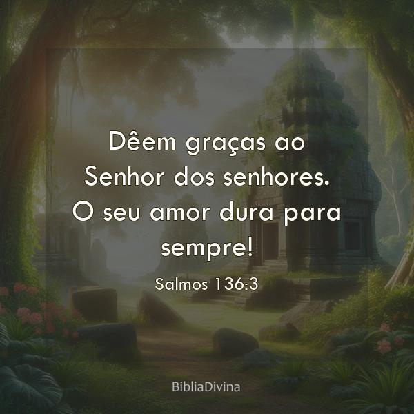 Salmos 136:3