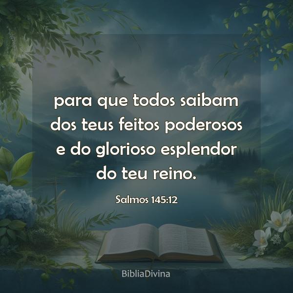 Salmos 145:12