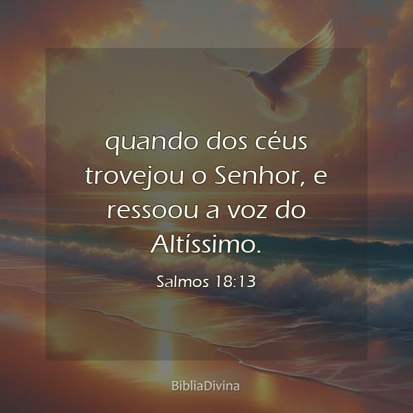 Salmos 18:13