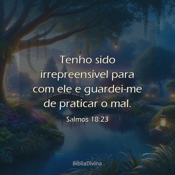 Salmos 18:23