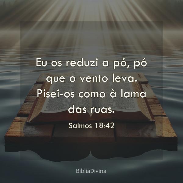 Salmos 18:42