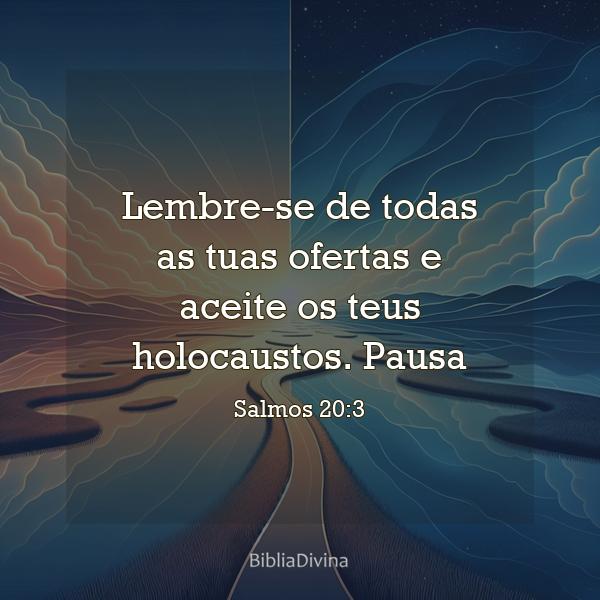 Salmos 20:3