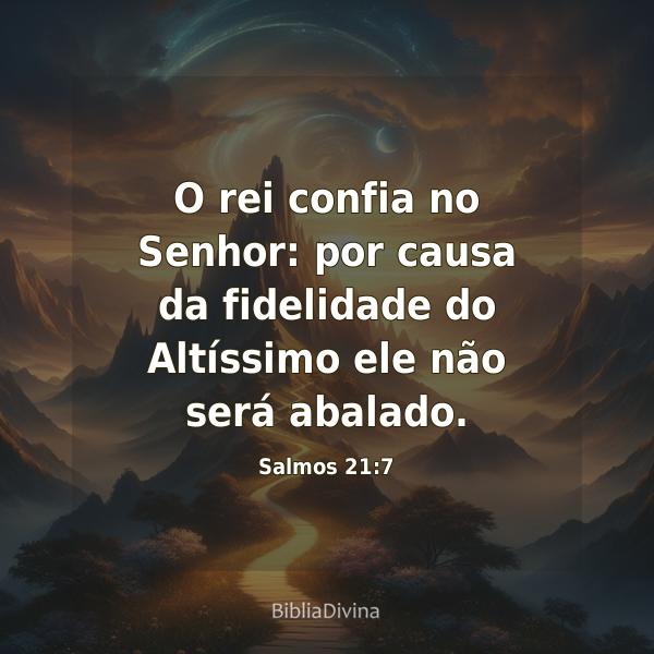 Salmos 21:7