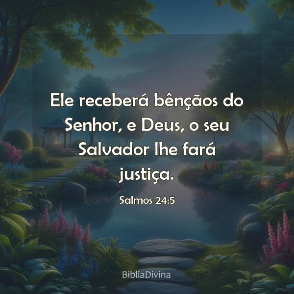 Salmos 24:5